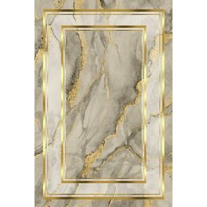 Koberec Marble Frame 180x280 cm béžový/zlatý vyobraziť