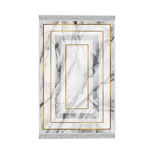 Koberec Prue 80x120 cm biely/sivý vyobraziť