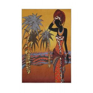 Koberec Ridge 160x230 cm žltý/oranžový vyobraziť