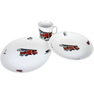 Thun 3-dielna detská jedálenská súprava Hasiči vyobraziť