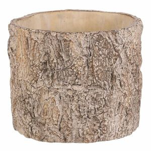 Kvetináč imitácia drevenej kôry, 21 x 21 x 17 cm, betón, 21 cm vyobraziť