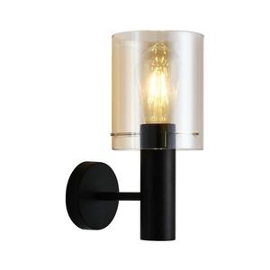 WL-5581-1A-BK+AMB - Nástenné svietidlo SARDO 1xE27/40W/230V čierna/zlatá WL-5581-1A-BK+AMB vyobraziť