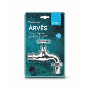 Kohoutek k sudu na dešťovou vodu APIT 3/4" stříbrný vyobraziť