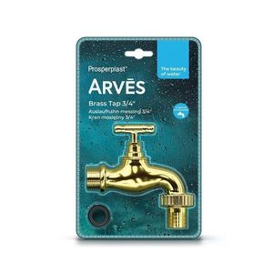 Kohoutek k sudu na dešťovou vodu APIT 3/4" zlatý vyobraziť