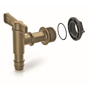 Kohoutek k sudu na dešťovou vodu TAPCAN I zlatý vyobraziť