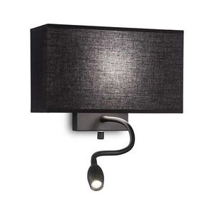 Ideal Lux - LED Flexibilné svietidlo HOTEL 1xE27/60W/230V + LED/1, 5W/230V 215709 vyobraziť