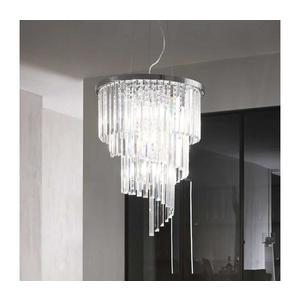 Ideal Lux - Krištáľový luster na lanku CARLTON 12xE14/40W/230V pr. 50 cm chróm 166247 vyobraziť