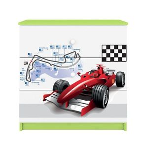 Komoda Babydreams 80 cm formula zelená vyobraziť