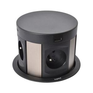 Legrand 654980 - Zásuvkový stĺpik pre dosku stola 4x230V + 2xUSB-A + 2xUSB-C 654980 vyobraziť