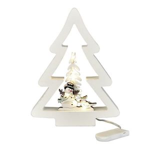 Vianočná LED dekorácia Stromček, 14, 5 x 19 cm, teplá biela vyobraziť