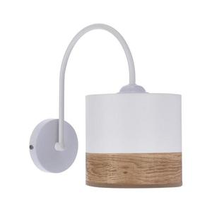 Nástenná lampa BIANCO 1xE27/40W/230V biela/hnedá 21-17581 vyobraziť