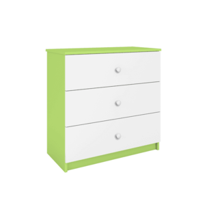 Komoda Babydreams 80 cm zelená vyobraziť