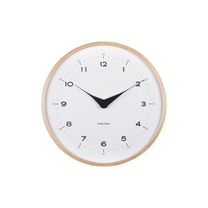 Karlsson 5995WH dizajnové nástenné hodiny biele, priemer 30 cm vyobraziť