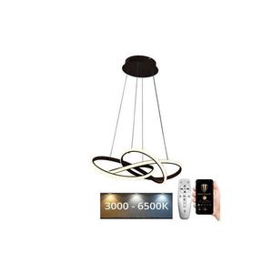 LED Stmievateľný luster na lanku LED/65W/230V 3000-6500K hnedá + diaľkové ovládanie J4332/BR vyobraziť
