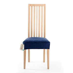 Restilo Napínací poťah na sedák na stoličku Sento indigo, 40 x 40 + 5 cm vyobraziť