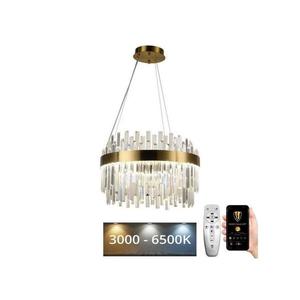 LED Stmievateľný luster na lanku LED/70W/230V 3000-6500K zlatá + diaľkové ovládanie J6310/C vyobraziť
