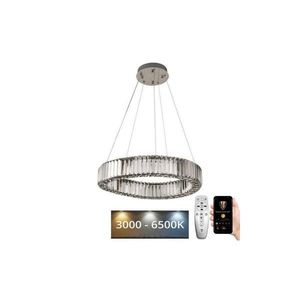 LED Stmievateľný luster na lanku LED/40W/230V 3000-6500K chróm + diaľkové ovládanie J6324/CH vyobraziť