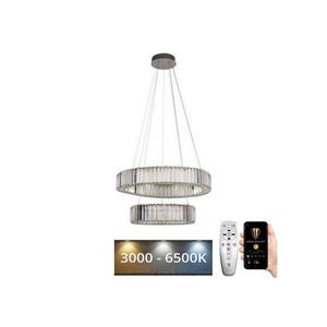 LED Stmievateľný luster na lanku LED/65W/230V 3000-6500K chróm + diaľkové ovládanie J6346/CH vyobraziť