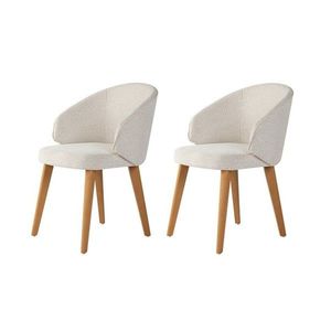 Súprava jedálenských stoličiek Bentley White and Dark Oak, 2 ks vyobraziť