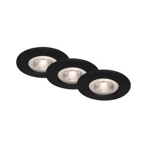 Briloner - SADA 3x LED Kúpeľňové podhľadové svietidlo LED/4, 9W/230V IP44 čierna 7046-035 vyobraziť