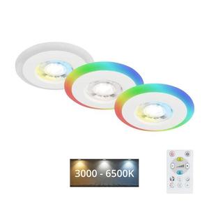 Briloner - SADA 3x LED RGBW Stmievateľné kúpeľňové svietidlo LED/5W/230V IP44+ DO 7040-036 vyobraziť