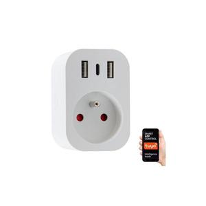 NEO 07772L- Inteligentná rozbočovacia zásuvka 16A/230V + 2xUSB+1xUSB C Wi-Fi Tuya 07772L vyobraziť