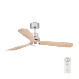 FARO Barcelona FARO 33560DC - LED Stropný látor LANTAU LED/15W/230V drevo/chróm pr.132 cm + DO 33560DC vyobraziť