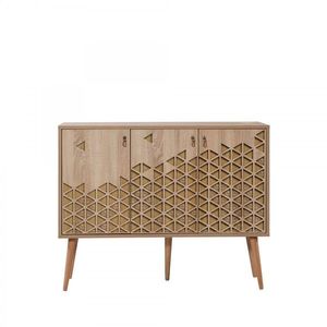 Komoda Kikos 120 cm dub sonoma vyobraziť