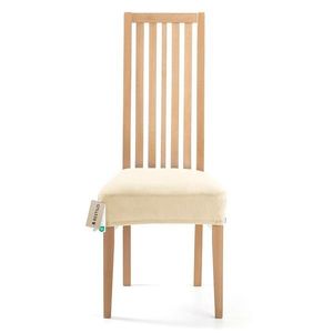 Restilo Napínací poťah na sedák na stoličku Sento svetlobéžová, 40 x 40 + 5 cm vyobraziť