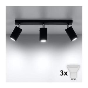 Brilagi - LED Bodové svietidlo ASMUS 3xGU10/7W/230V čierna BR.0093 vyobraziť