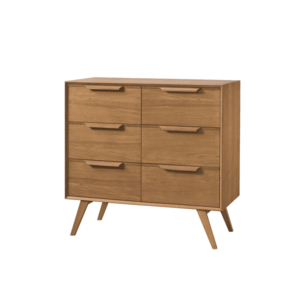 Komoda Leo 13 II 105 cm dub Rustikal karamelový vyobraziť