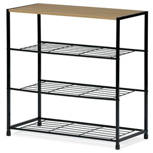 Botník GD-414 OAK Leik, 4 police, 63 x 30 x 63, 5 cm, 4 poschodia vyobraziť