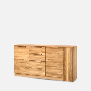 Komoda London 46 180 cm z masivu s LED osvětlením dub přírodní vyobraziť