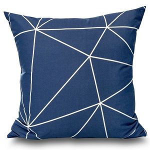 Kvalitex Obliečka na vankúš Nordic Grid modrá, 50 x 50 cm vyobraziť