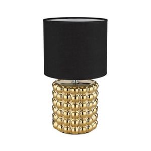 Globo 21626 - Stolná lampa VALENTINO 1xE14/40W/230V čierna/zlatá 21626 vyobraziť