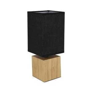 Globo 21628B - Stolná lampa VALENTINO 1xE27/7W/230V čierna/hnedá 21628B vyobraziť