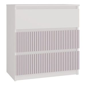 Komoda MALWA M3 ARTESO bílo-růžová vyobraziť