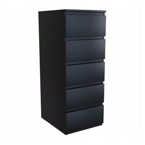 Komoda MALWA W5 čierna vyobraziť