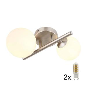 Globo 56140-2W - LED Prisadený luster RIHA 2xG9/3W/230V chróm 56140-2W vyobraziť