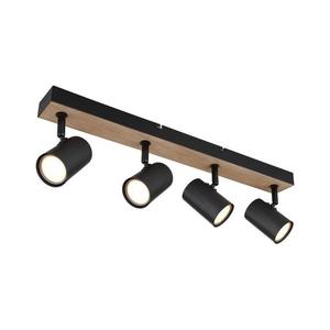 Globo 57911-4BW - Bodové svietidlo ROBBY 4xGU10/35W/230V čierna/hnedá 57911-4BW vyobraziť