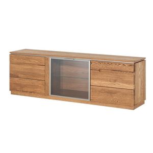 Komoda Montenegro 26 180 cm z masivu dub Rustikal vyobraziť