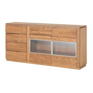 Komoda Montenegro 47 180 cm z masivu dub Rustikal vyobraziť