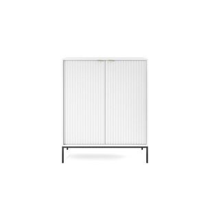 Komoda Nova 104 cm bílá/černá vyobraziť