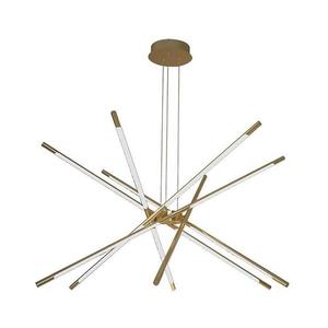 LED Stmievateľný luster na lanku LED/50W/230V 3000K zlatá 15343 vyobraziť