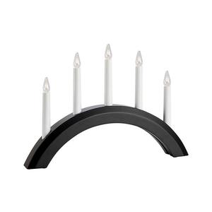 Markslöjd 705955 - Vianočný svietnik AVENTO 5xE10/3W/230V čierna 705955 vyobraziť