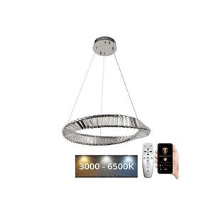 LED Stmievateľný krištáľový luster na lanku LED/40W/230V + diaľkové ovládanie J6349/CH vyobraziť