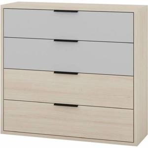 Komoda Ryga 06 98 cm dub Riva/šedá vyobraziť