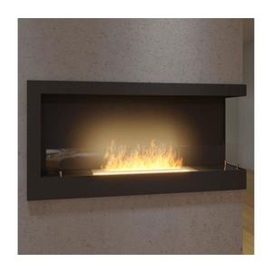 InFire - Rohový BIO krb 45x90 cm 3kW čierna Corner 900 R vyobraziť