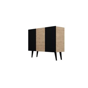 Komoda TORONTO 120 cm dub artisan/čierna vyobraziť