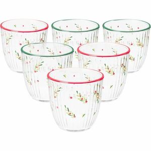 Súprava 6 vianočných pohárov Xmas Leaves 295 ml vyobraziť